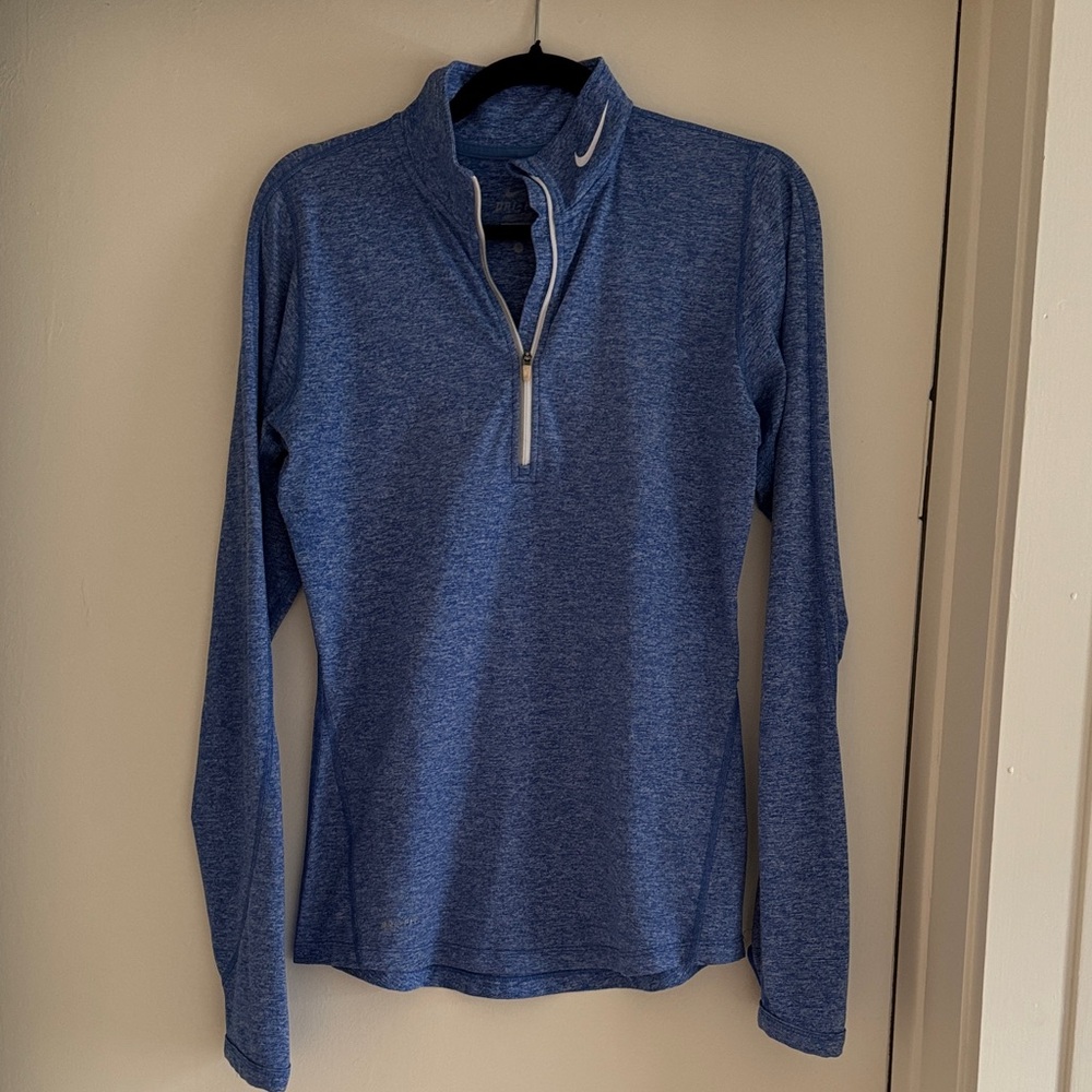 Nike Blue Heather Long Sleeve Shirt
